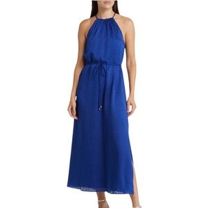 Ted Baker Farell Floral Jacquard Tie Waist
Blue Dress‎ size Small